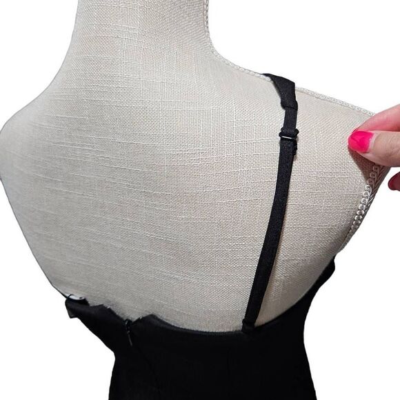 Trendyol Fitted Woven One Shoulder Asymmetrical Hem Evening Dress Size 36 US 4 - Picture 4 of 9